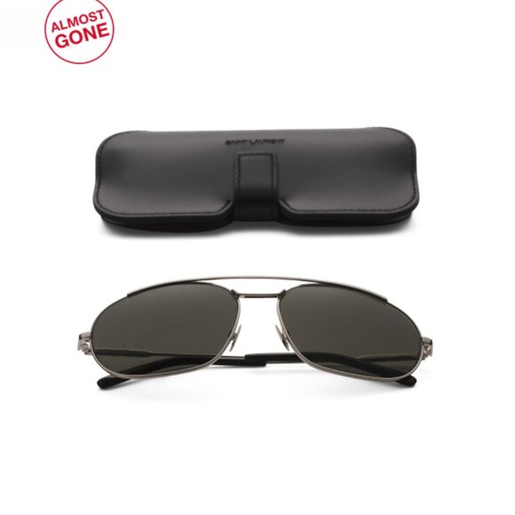 SAINT LAURENT Silver 61mm Designer Sunglasses - Picture 1 of 2